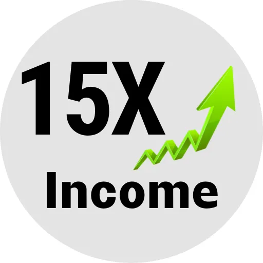 15X Income Logo