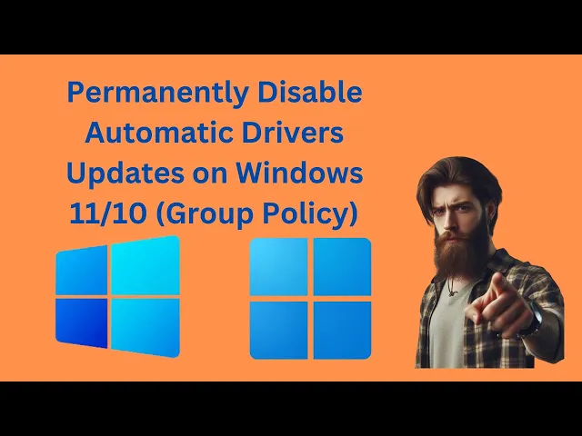'Video thumbnail for How to Permanently Disable Automatic Drivers Updates on Windows 11/10 (Group Policy) | GearUpWindows'