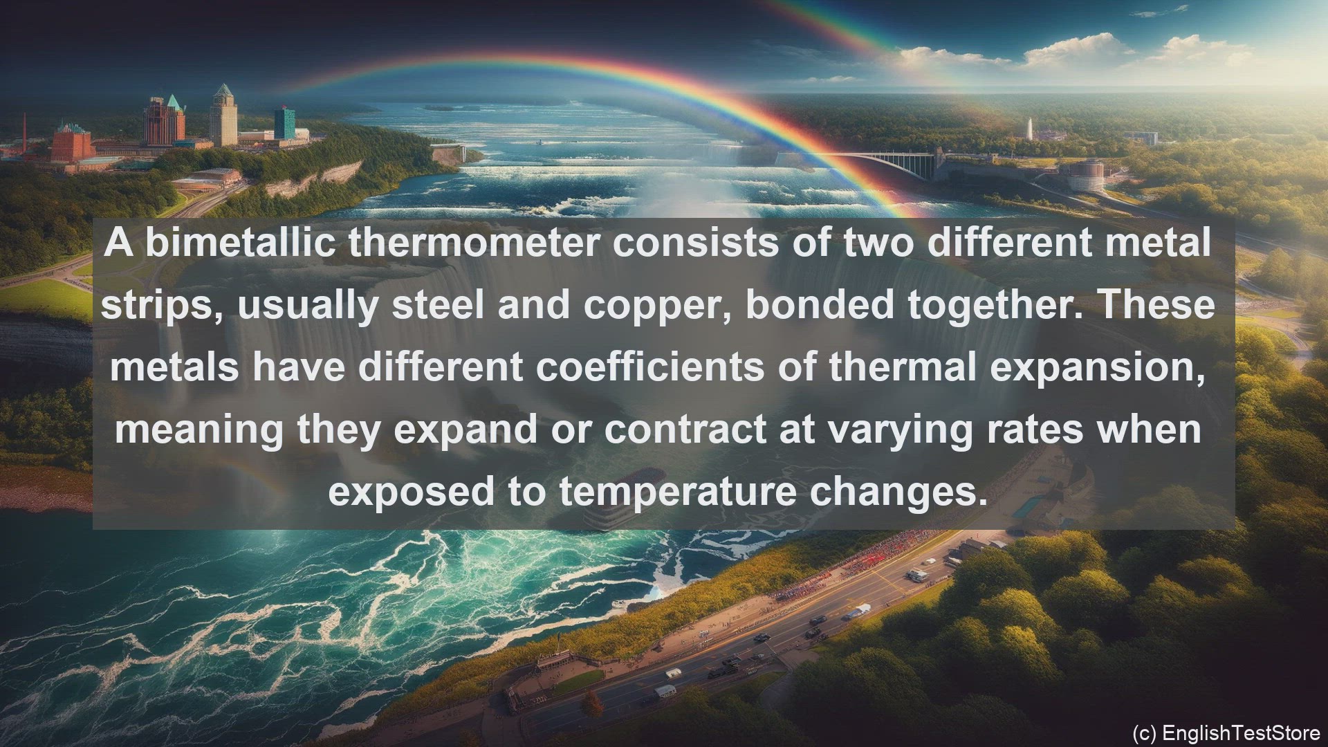 'Video thumbnail for Bimetallic thermometer in science  definition and examples'