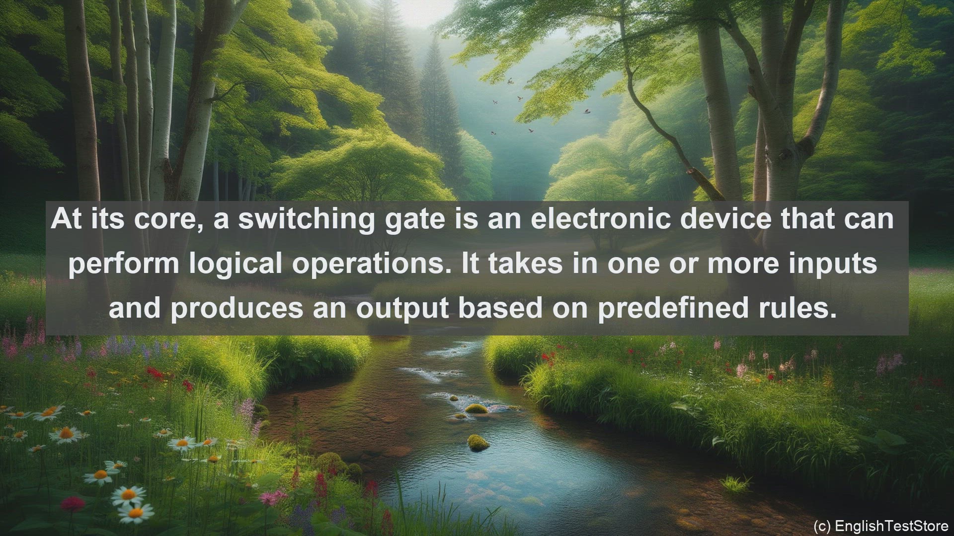 'Video thumbnail for Switching gate in science  definition and examples'