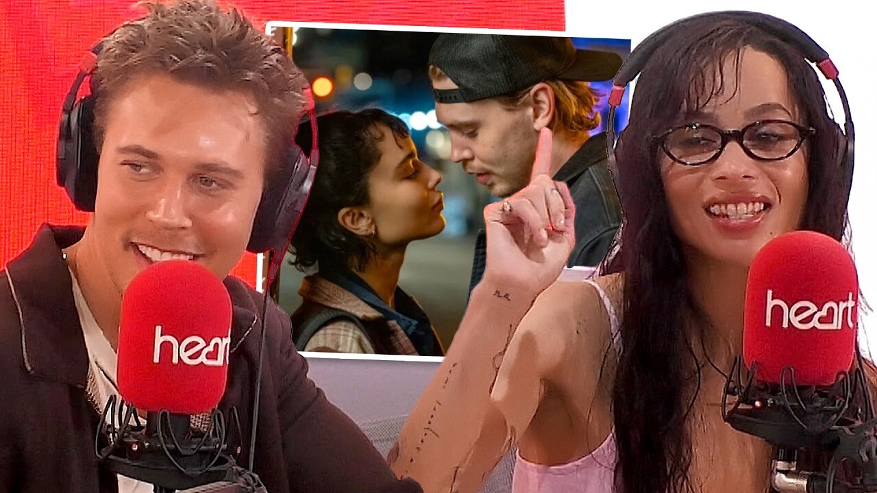 Video thumbnail for Austin Butler and Zoë Kravitz on dating in 'Caught Stealing'
