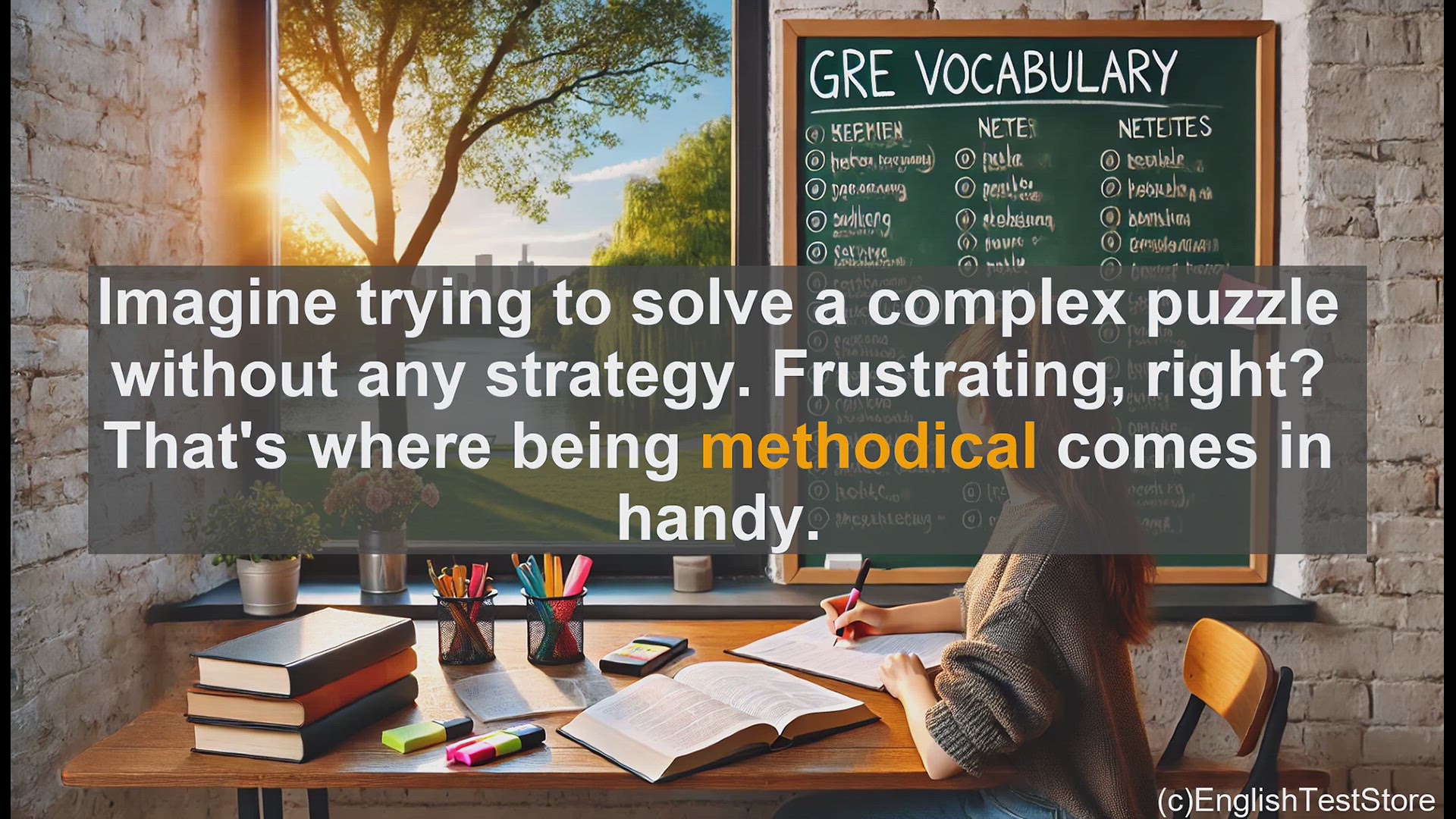 'Video thumbnail for GRE Vocabulary Lesson: The Power of Being Methodical - Unlocking Success on the GRE and Beyond'