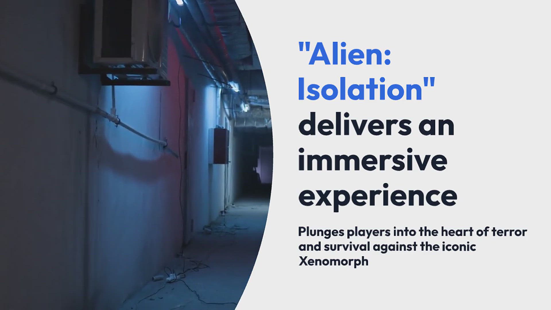 'Video thumbnail for Immersive Experience Of Alien Isolation'