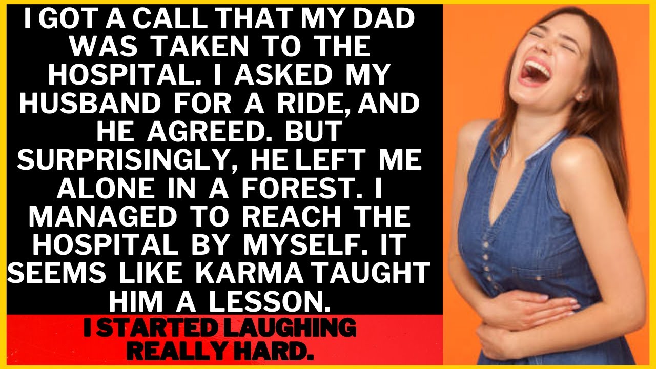 Video thumbnail for Dad was taken to the hospital, so I called my husband for a ride. He agreed, but...