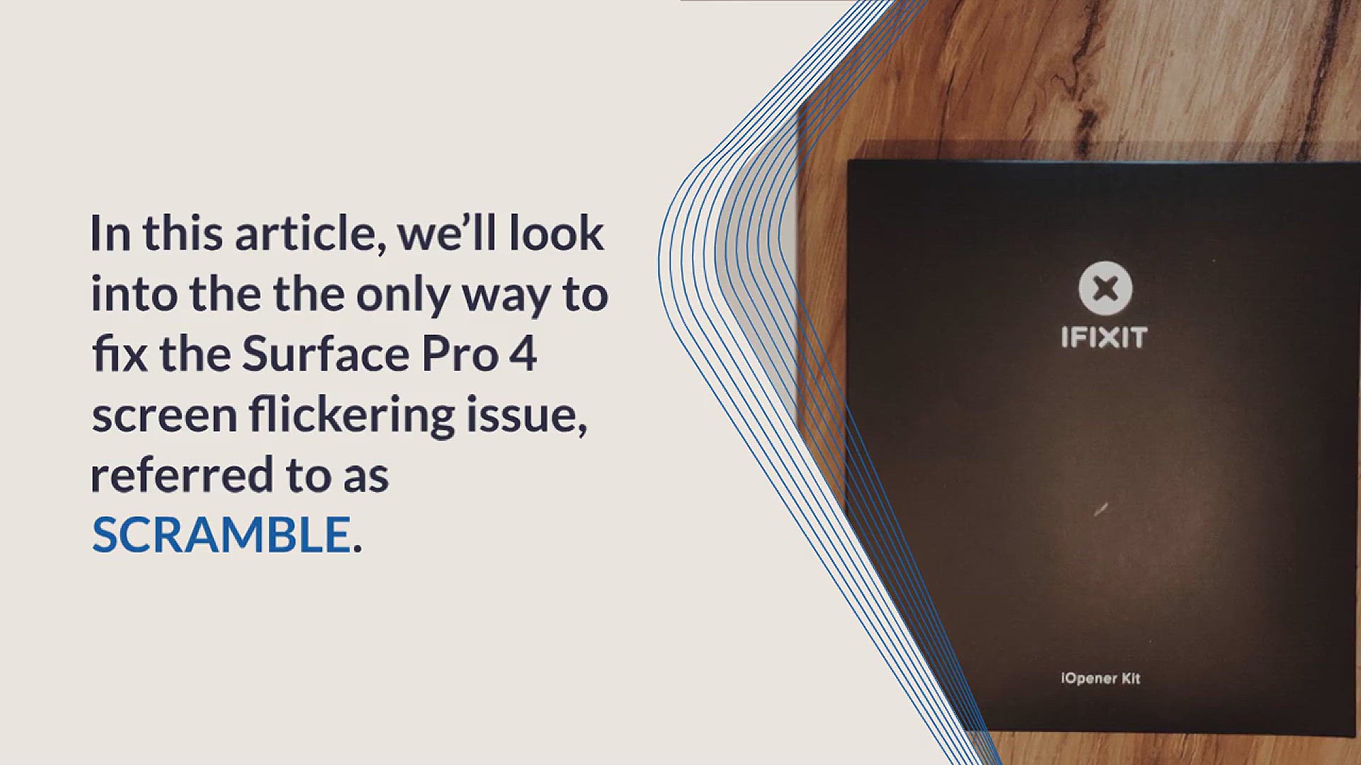 'Video thumbnail for The Only Way To Fix Surface Pro 4 Screen Flickering Issue'