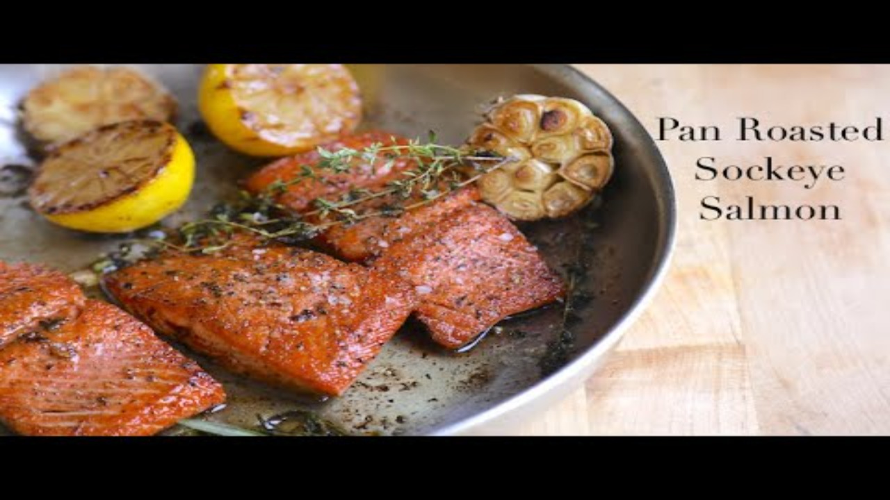 Video thumbnail for Pan Roasted Salmon with Garlic, Herbs, & Lemon