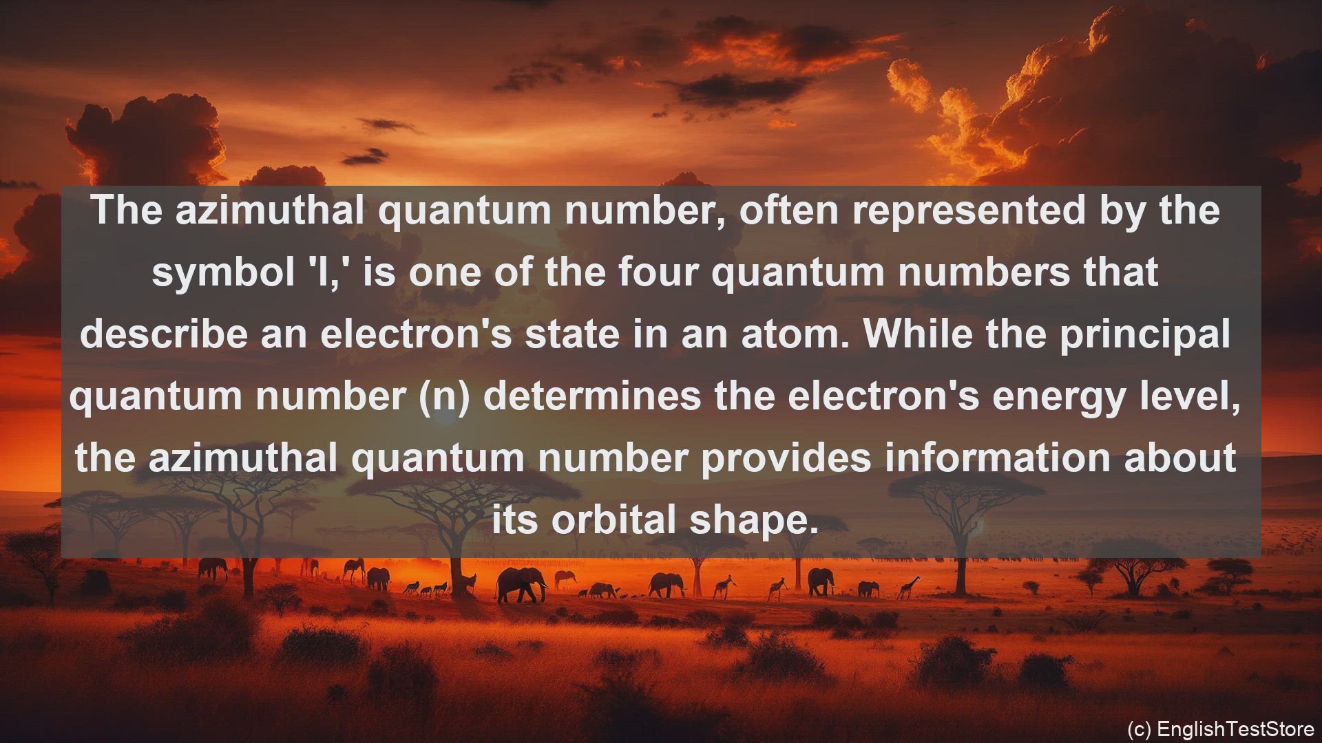 'Video thumbnail for Azimuthal quantum number in science  definition and examples'