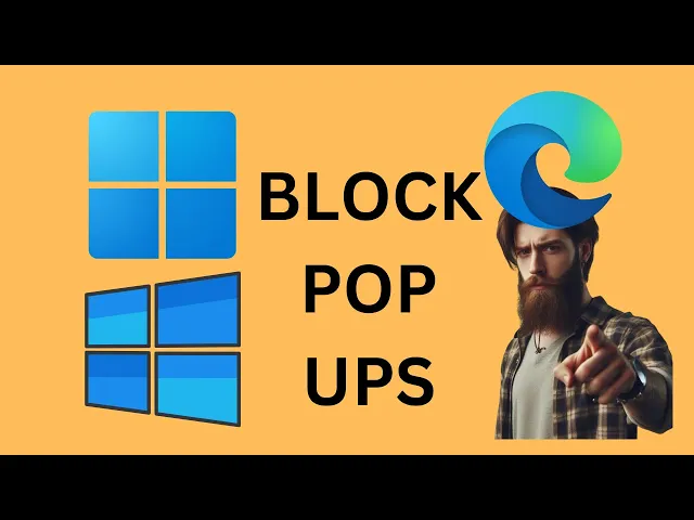 'Video thumbnail for How to Block Pop ups on Microsoft Edge in Windows 11 or10 | GearUpWindows Tutorial'