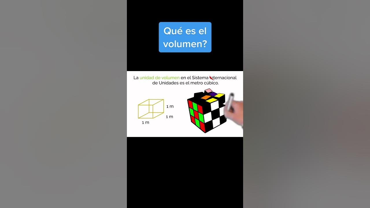 'Video thumbnail for ¿Qué es el VOLUMEN ✅ de los cuerpos objetos y figuras geométricas en química y física? #quimica'