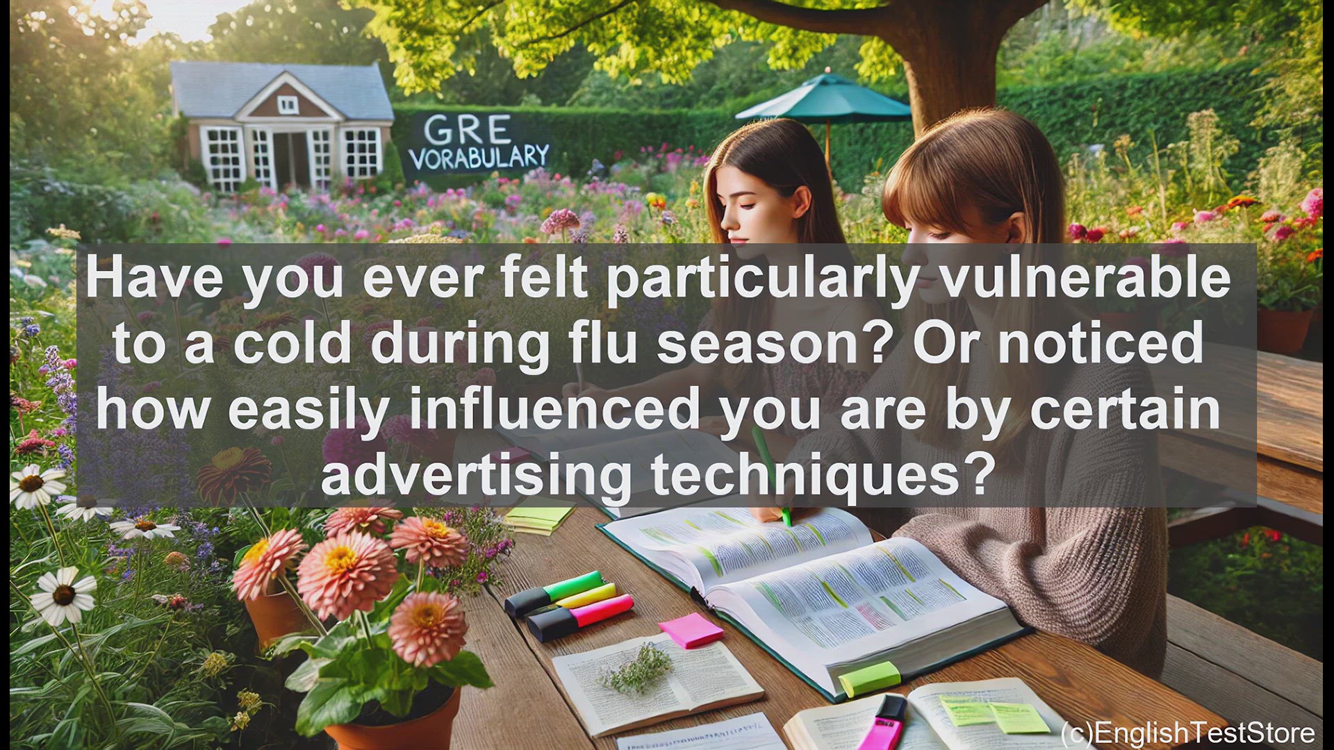 'Video thumbnail for GRE Vocabulary Lesson: Exploring the Meaning of Susceptible - How External Factors Influence Us'