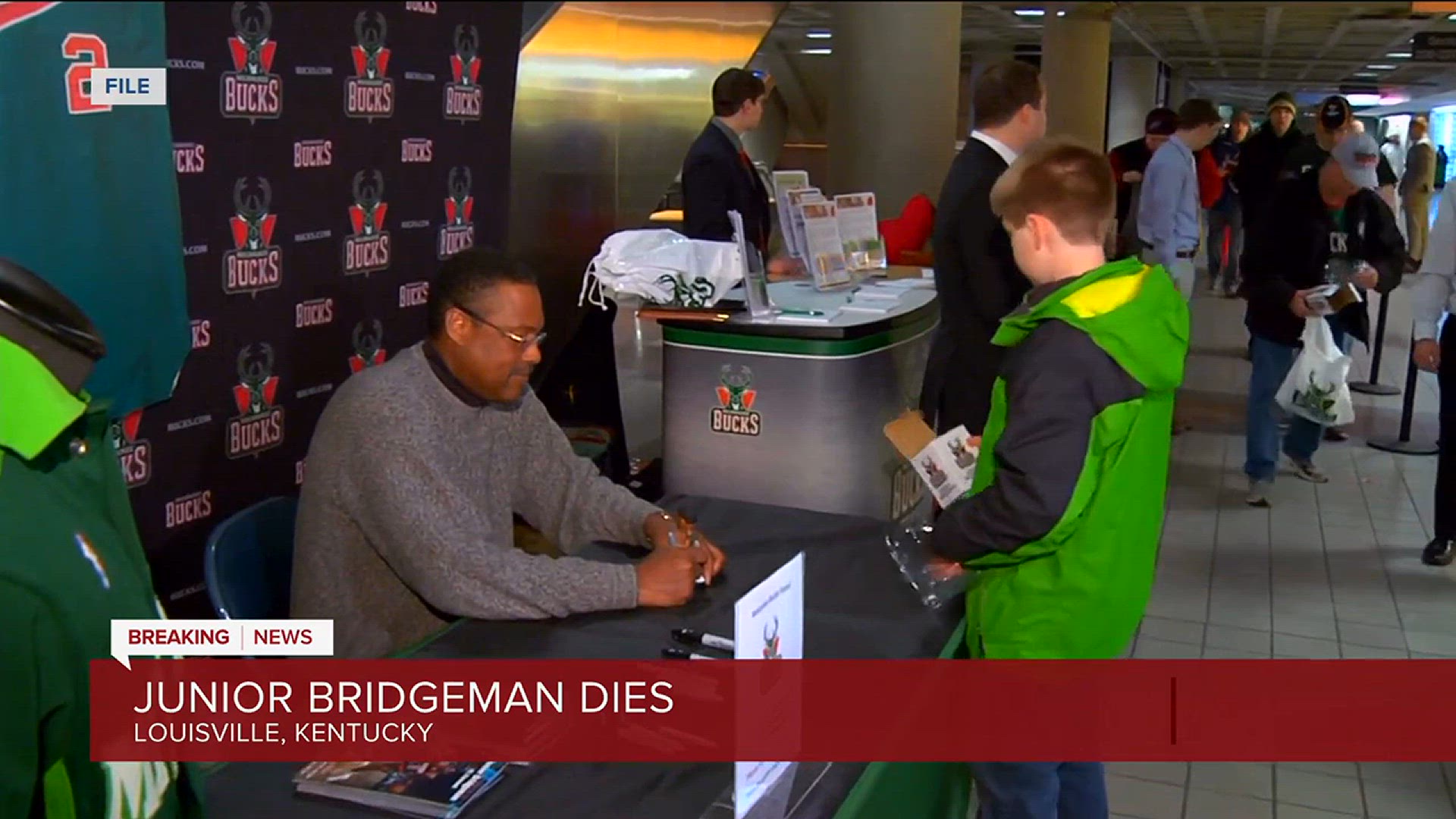 'Video thumbnail for Bucks Legend Junior Bridgeman Dies After Medical Emergency'