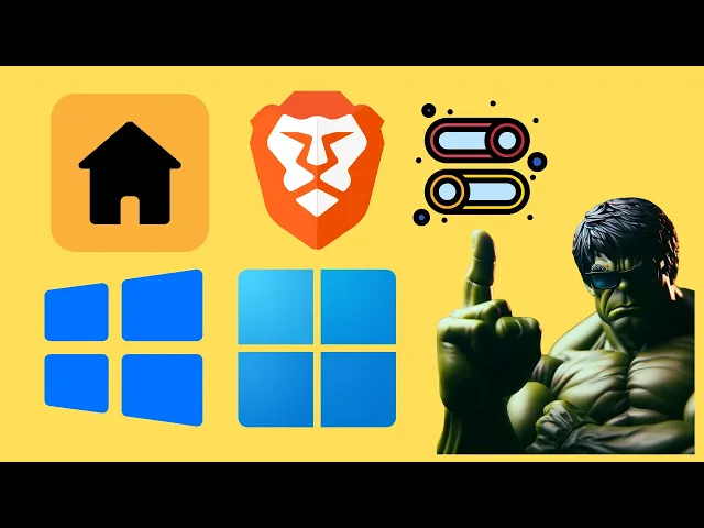 'Video thumbnail for How to Show or Hide Home Button in Brave Browser on Windows 11 or 10 | GearUpWindows Tutorial'