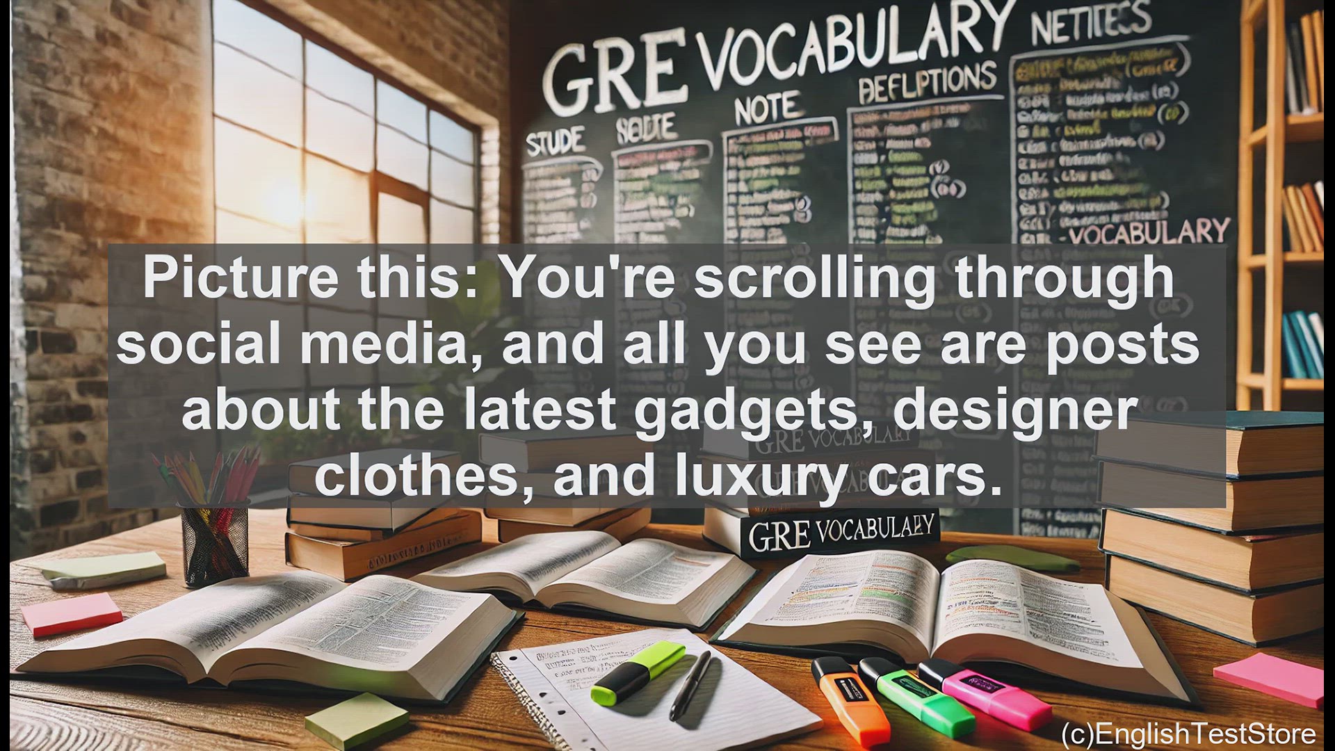 'Video thumbnail for GRE Vocabulary Lesson: Exploring Materialism - From Philosophy to Everyday Life'