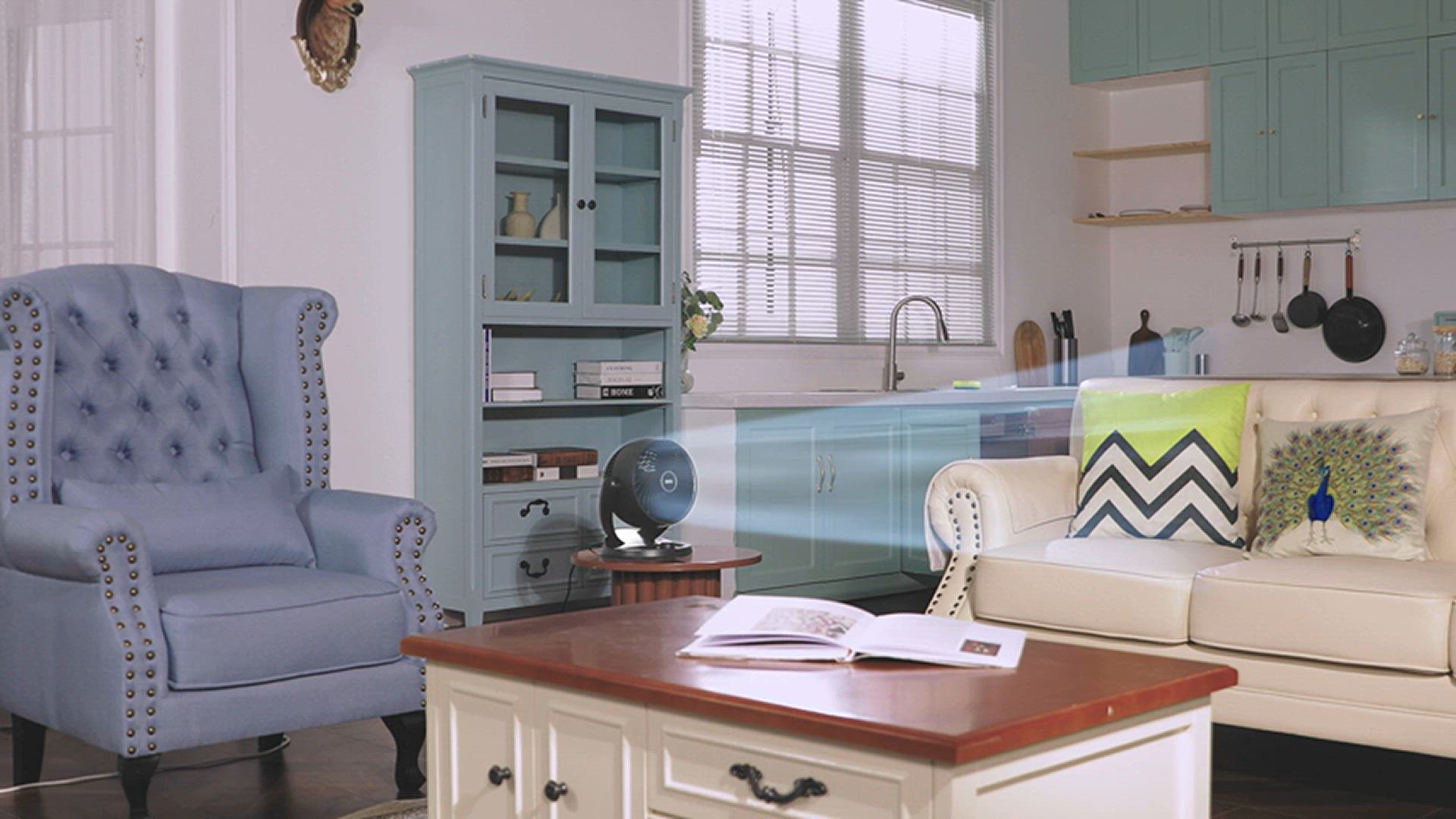 'Video thumbnail for Dreo Fans for Home Bedroom, Table Air Circulator Fan for Whole Room, 9 Inch'
