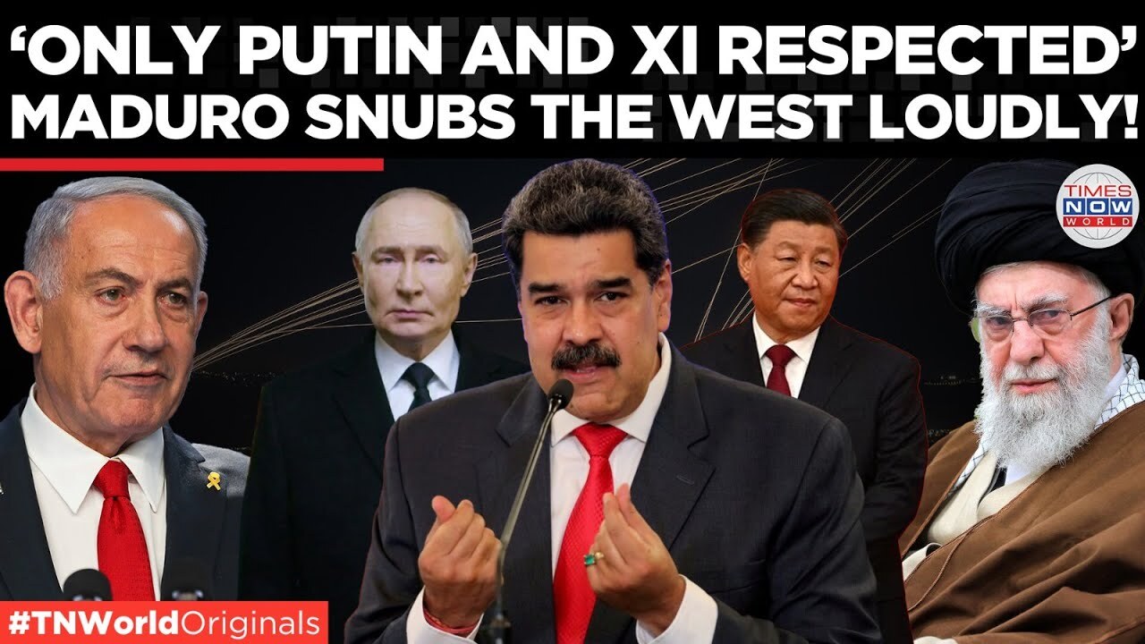 'Video thumbnail for Putin and Xi Hold the Last Card as Israel and Iran Edge Toward War Says Maduro!  | Times Now World'