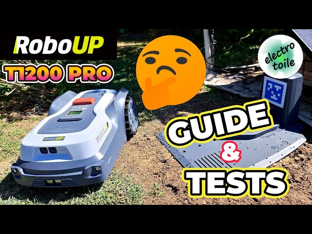Video thumbnail for RoboUp T1200 Pro : Installation facile + Test complet 🔧🚀 (Guide montage & réglages robot tondeuse)