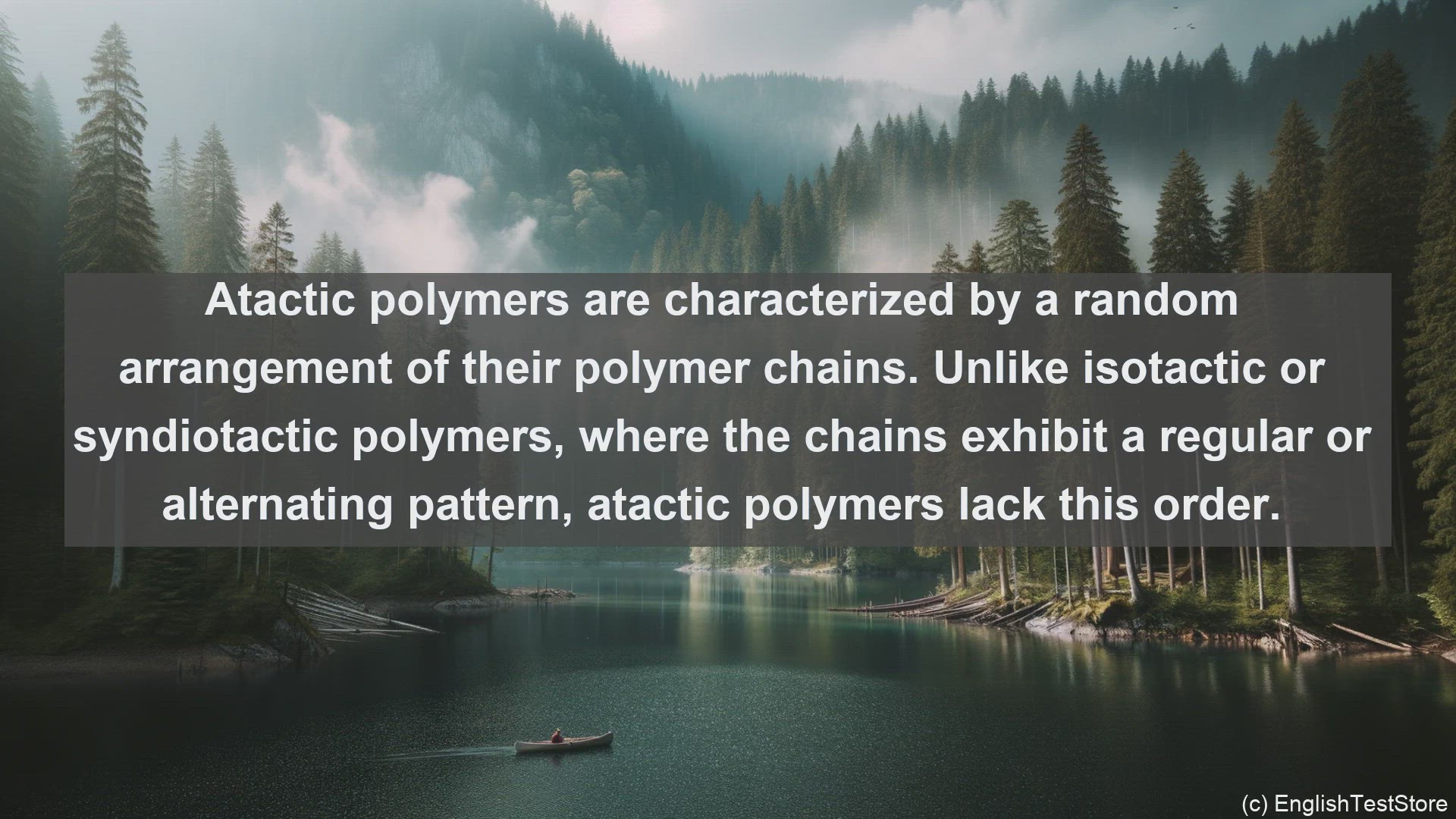 'Video thumbnail for Atactic polymer in science  definition and examples'