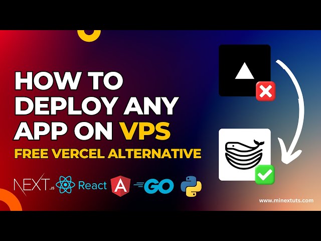 'Video thumbnail for How to Deploy a React App on VPS: Dokploy - The Ultimate FREE Vercel Alternative'