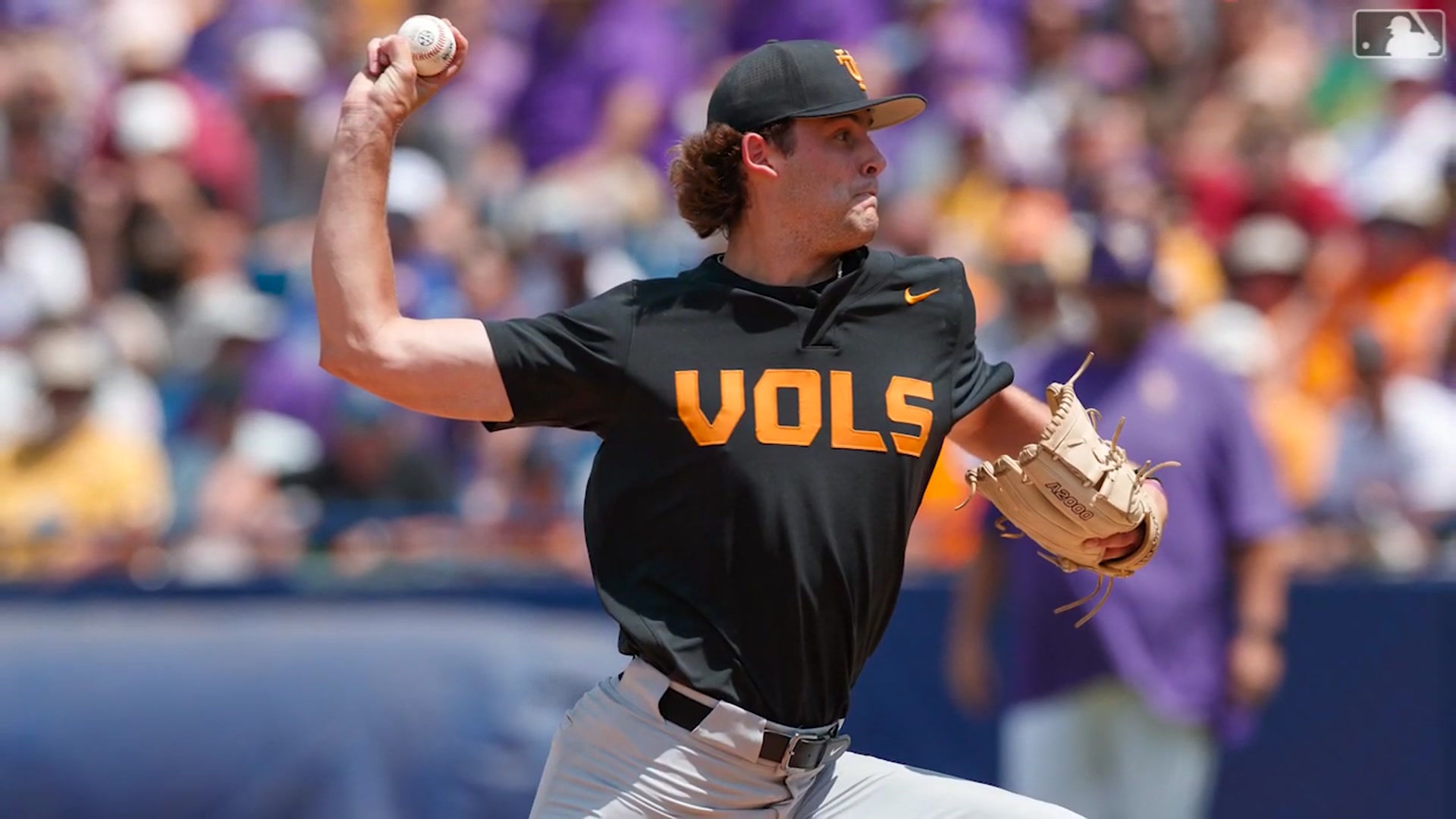 'Video thumbnail for 2025 MLB Draft Preview: A.J. Russell, RHP, Tennessee'