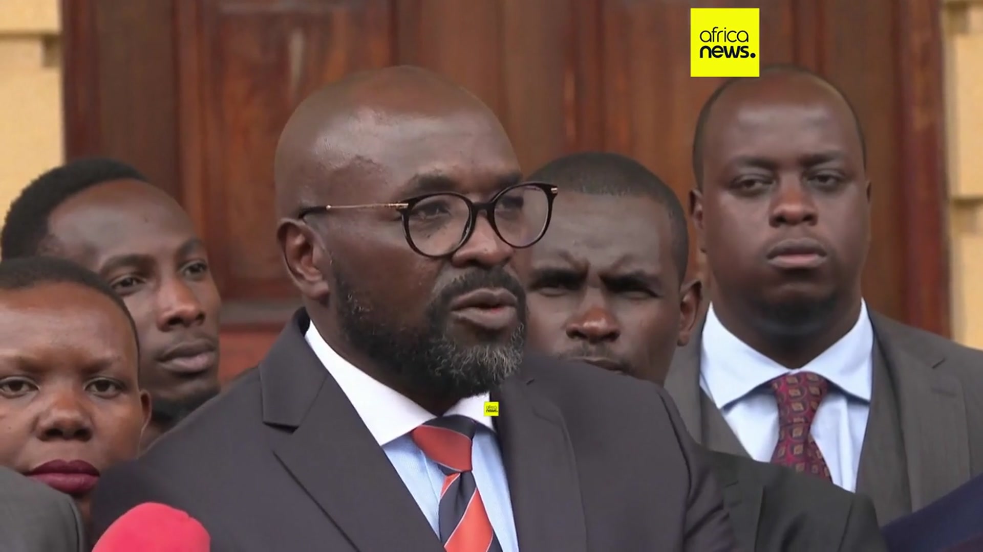 'Video thumbnail for Kenya's deputy police chief steps aside amid probe into blogger's death'