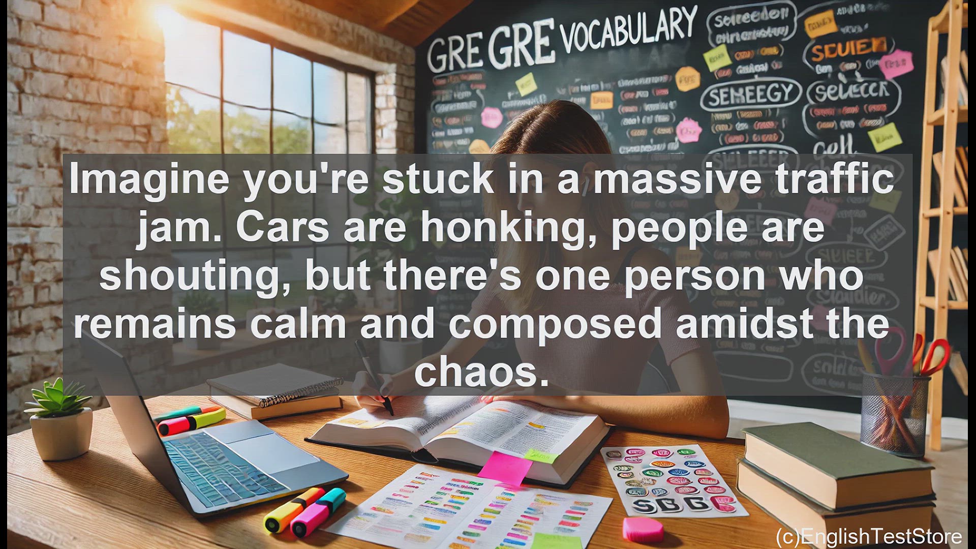 'Video thumbnail for GRE Vocabulary Lesson: Maintaining Composure - The Power of Equanimity'