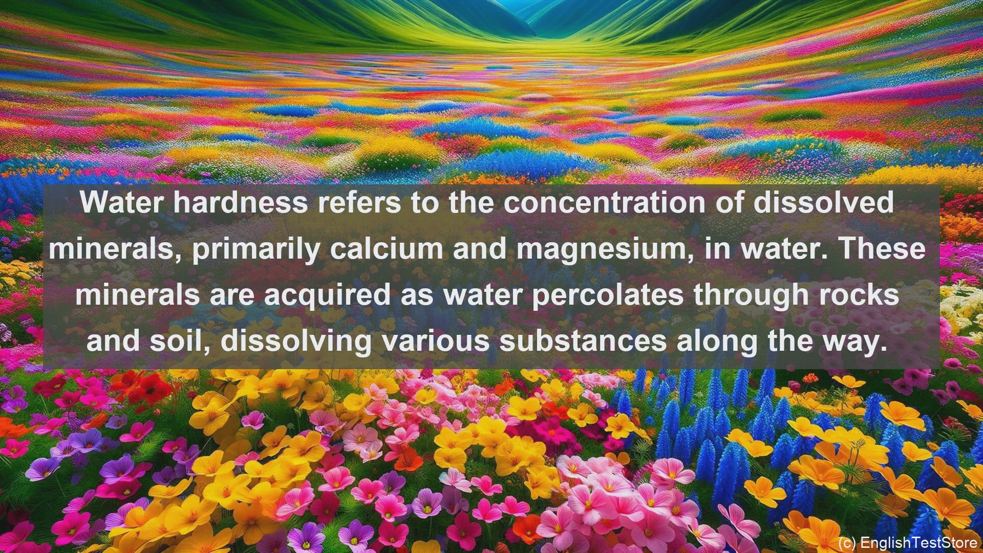 'Video thumbnail for Hardness of water in science  definition and examples'