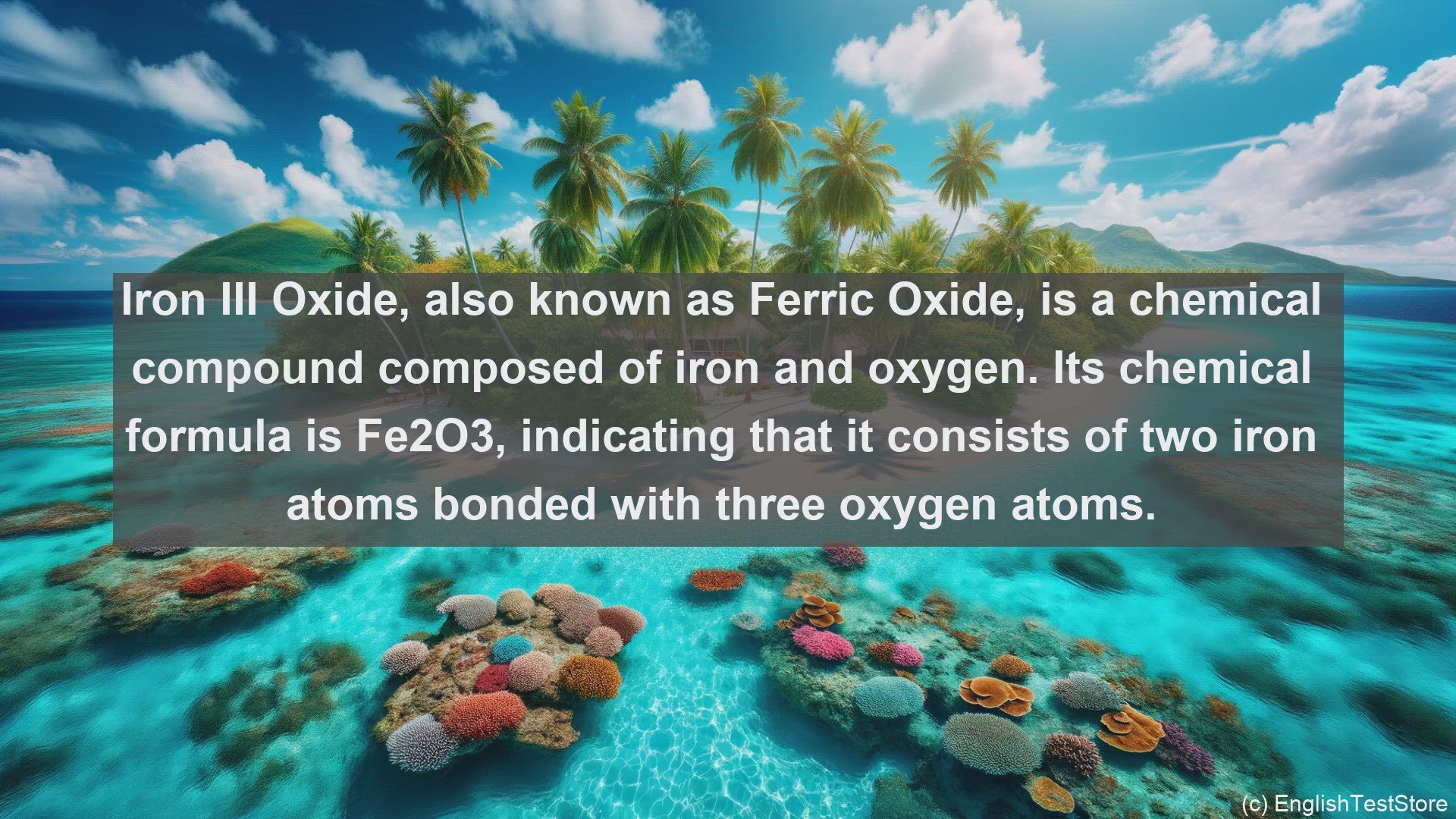 'Video thumbnail for Iron iii oxide in science  definition and examples'