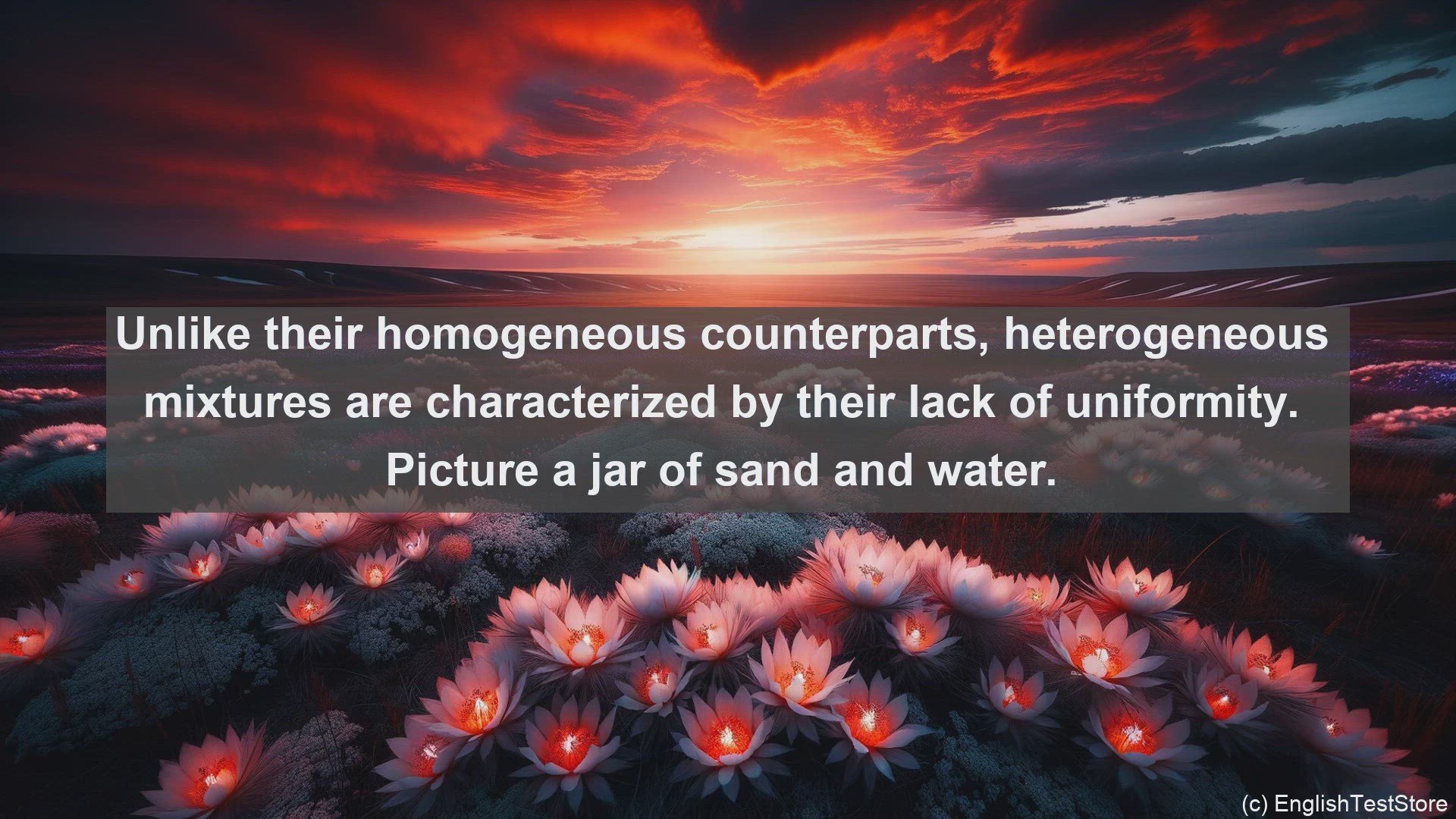 'Video thumbnail for Heterogeneous mixtures in science  definition and examples'