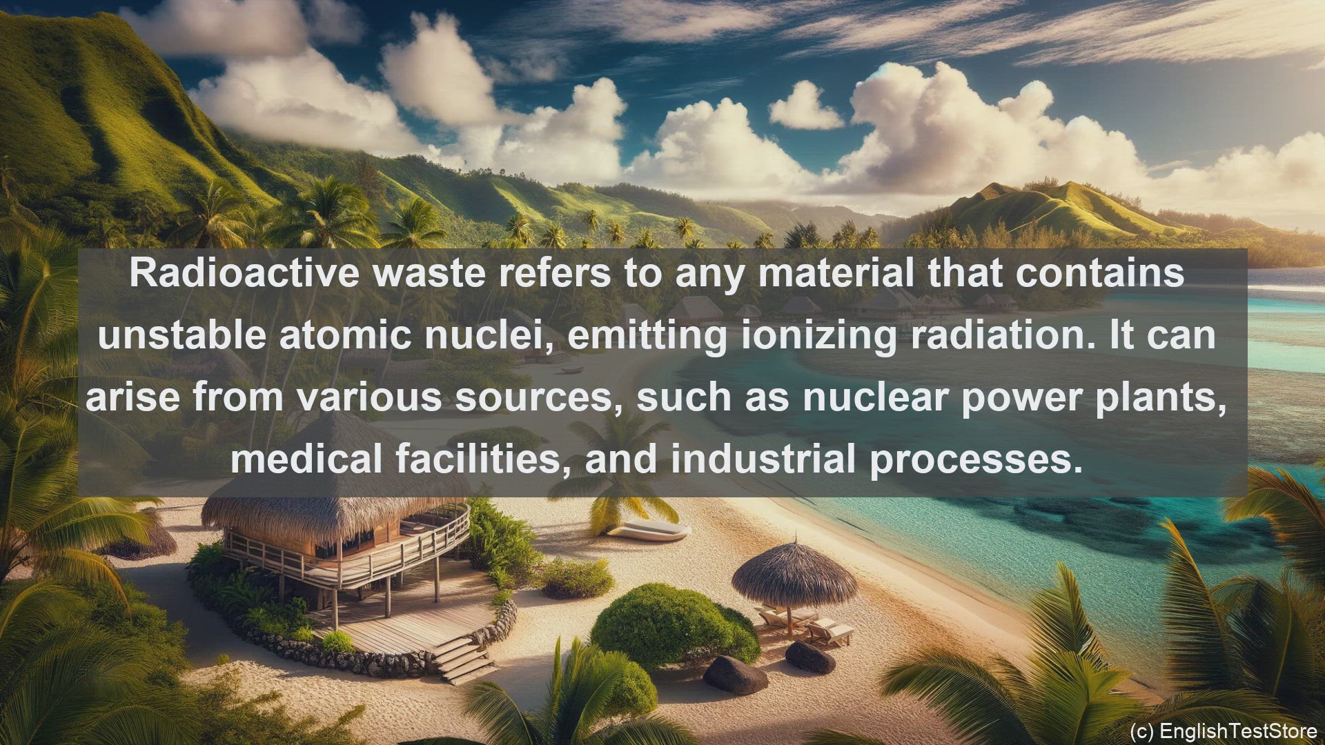 'Video thumbnail for Radioactive waste in science  definition and examples'