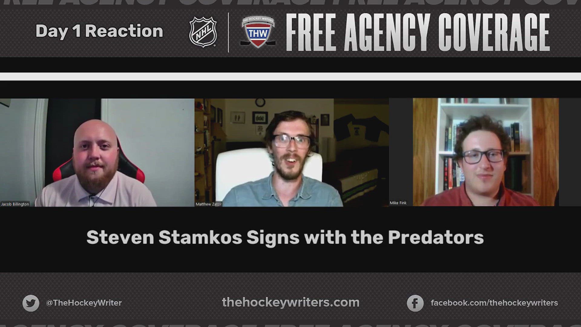 'Video thumbnail for 2024 NHL Free Agency - Reaction to Steven Stamkos Signing with the Nashville Predators'