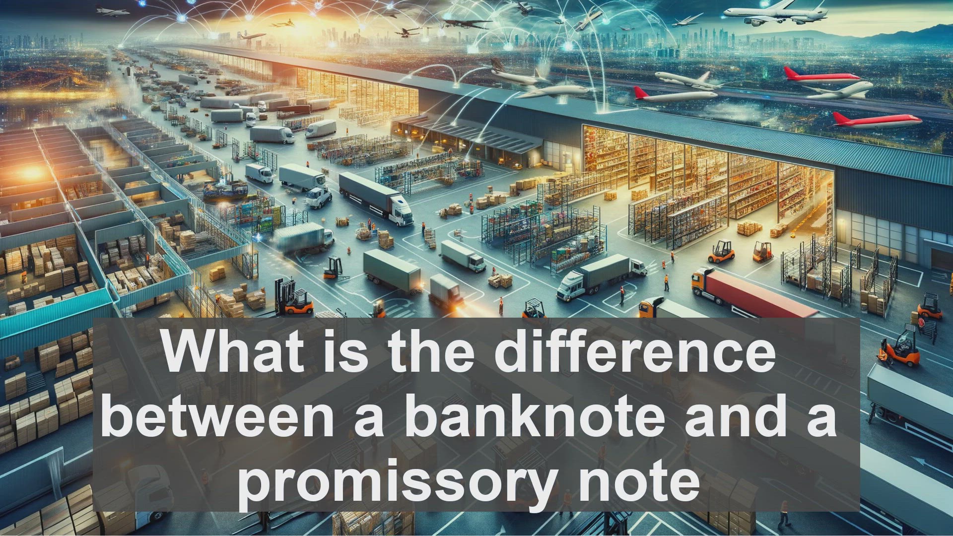 Video thumbnail for What is the difference between a banknote and a promissory note?