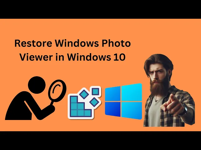 'Video thumbnail for How to Restore Windows Photo Viewer in Windows 10 Using Registry Editor | GearUpWindows Tutorial'