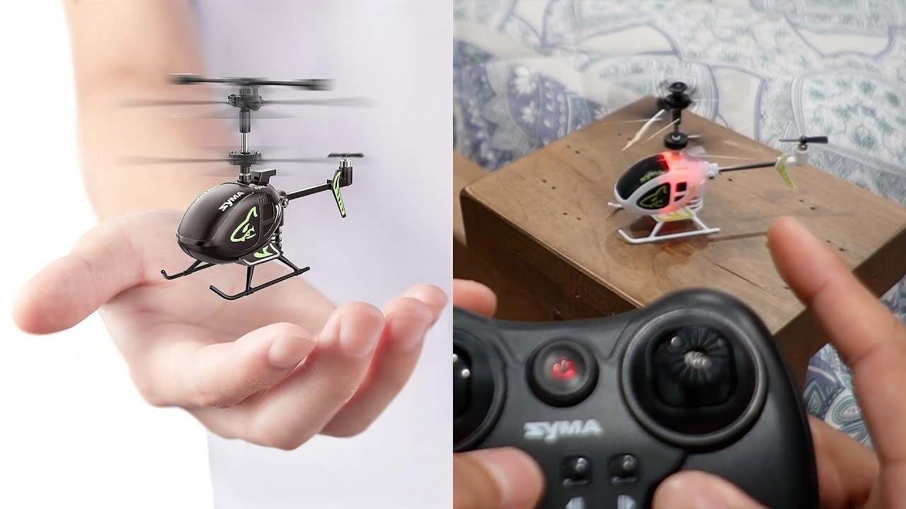 'Video thumbnail for SYMA S100 RC Mini Helicopter Review'