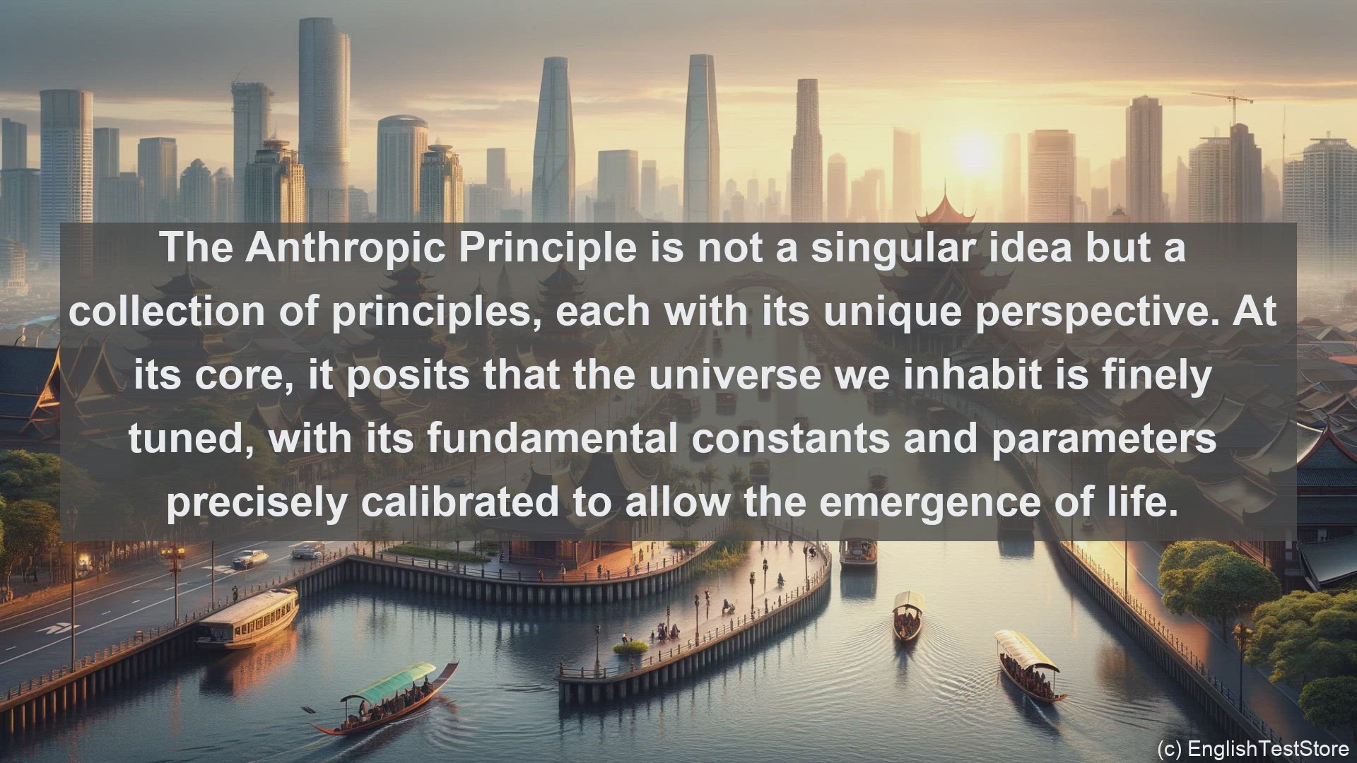 'Video thumbnail for Anthropic principle in science  definition and examples'