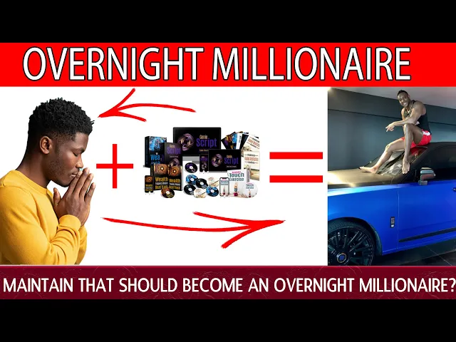 'Video thumbnail for Maintain that Should BECOME AN OVERNIGHT MILLIONAIRE ?'