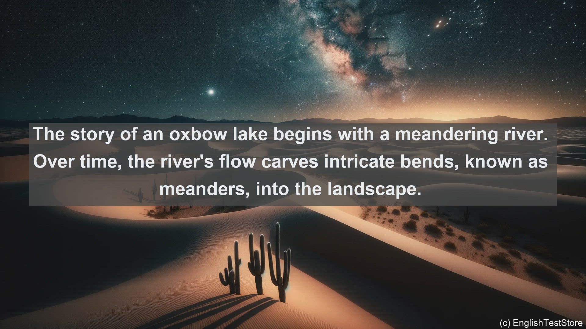 'Video thumbnail for Oxbow lake in science  definition and examples'