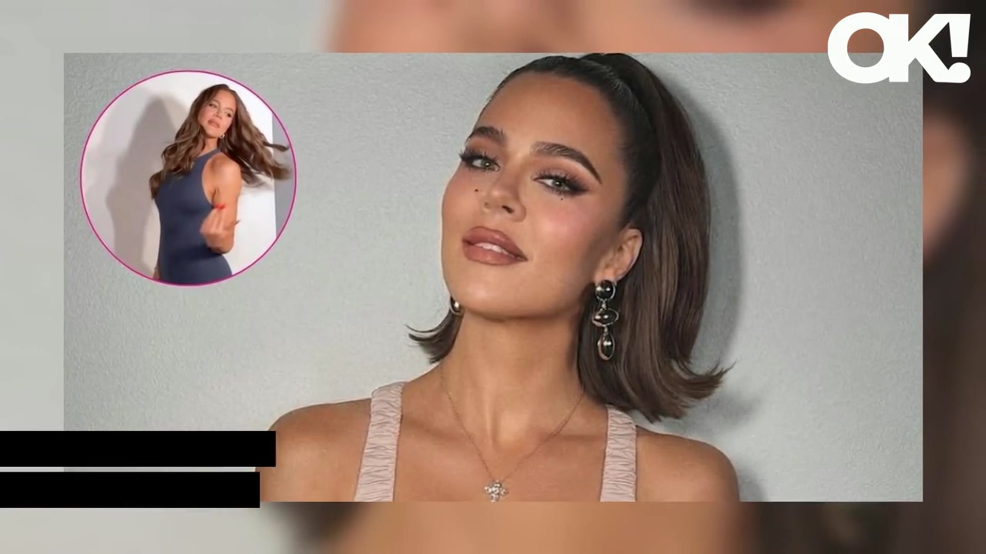 'Video thumbnail for Single Khloe Kardashian Flaunts Her Curves While Making Cheeky 'Love Island' Reference: Watch'