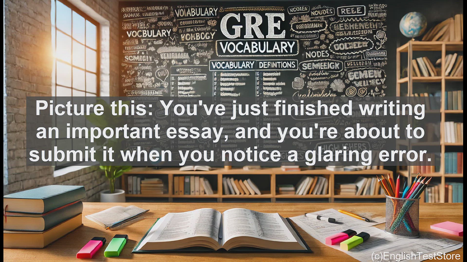 'Video thumbnail for GRE Vocabulary Lesson: Emending Your Writing - Mastering the Art of Correction'