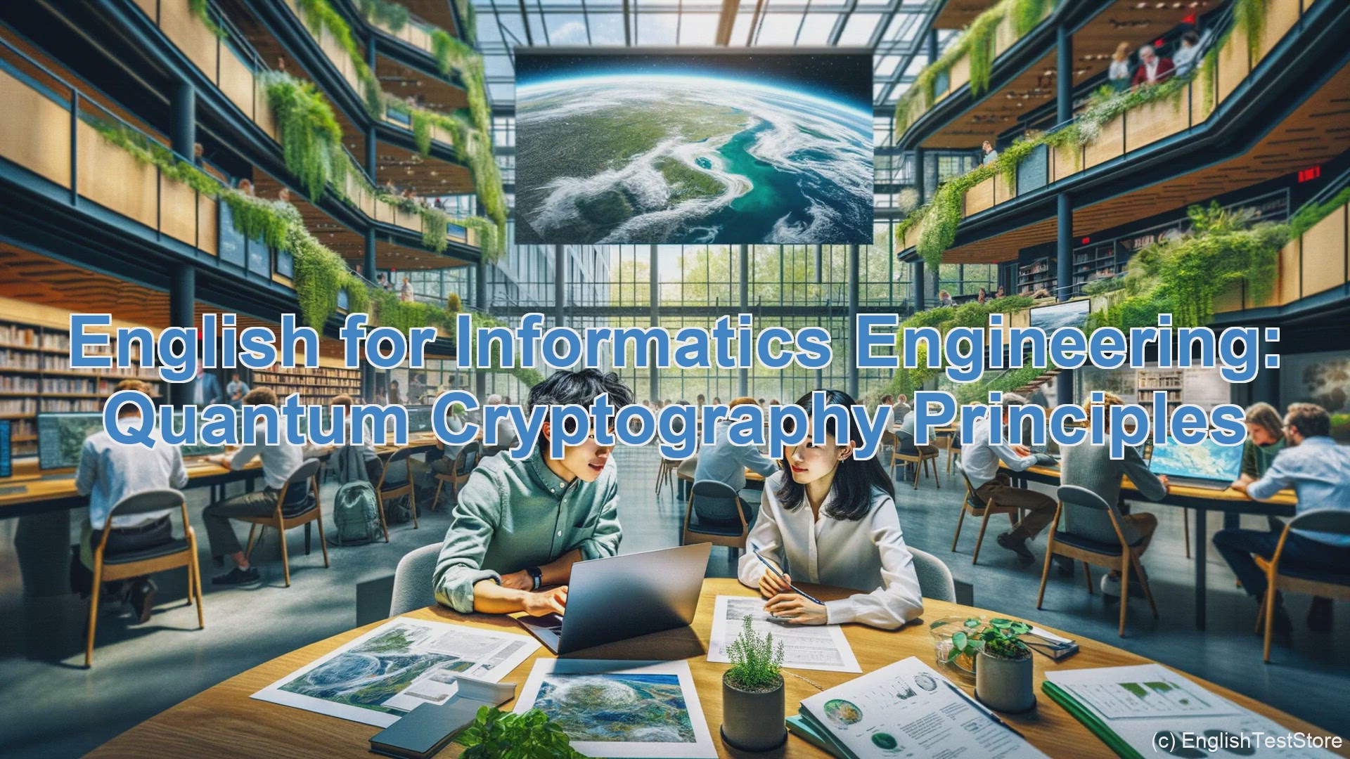 'Video thumbnail for English Conversation for Informatics Engineering: Quantum Cryptography Principles'