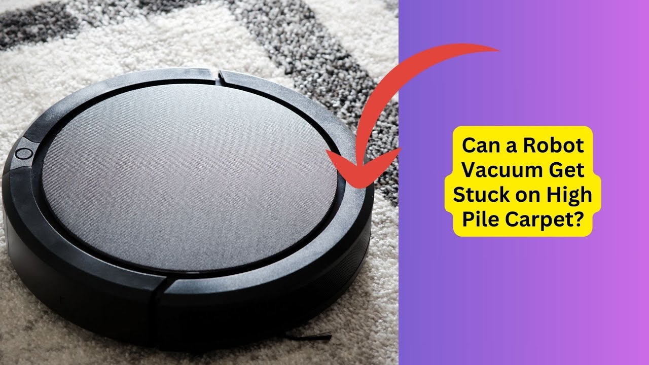 'Video thumbnail for Can a robot vacuum get stuck on high pile carpet: Exploring the Limits of Robotic Cleaning!'