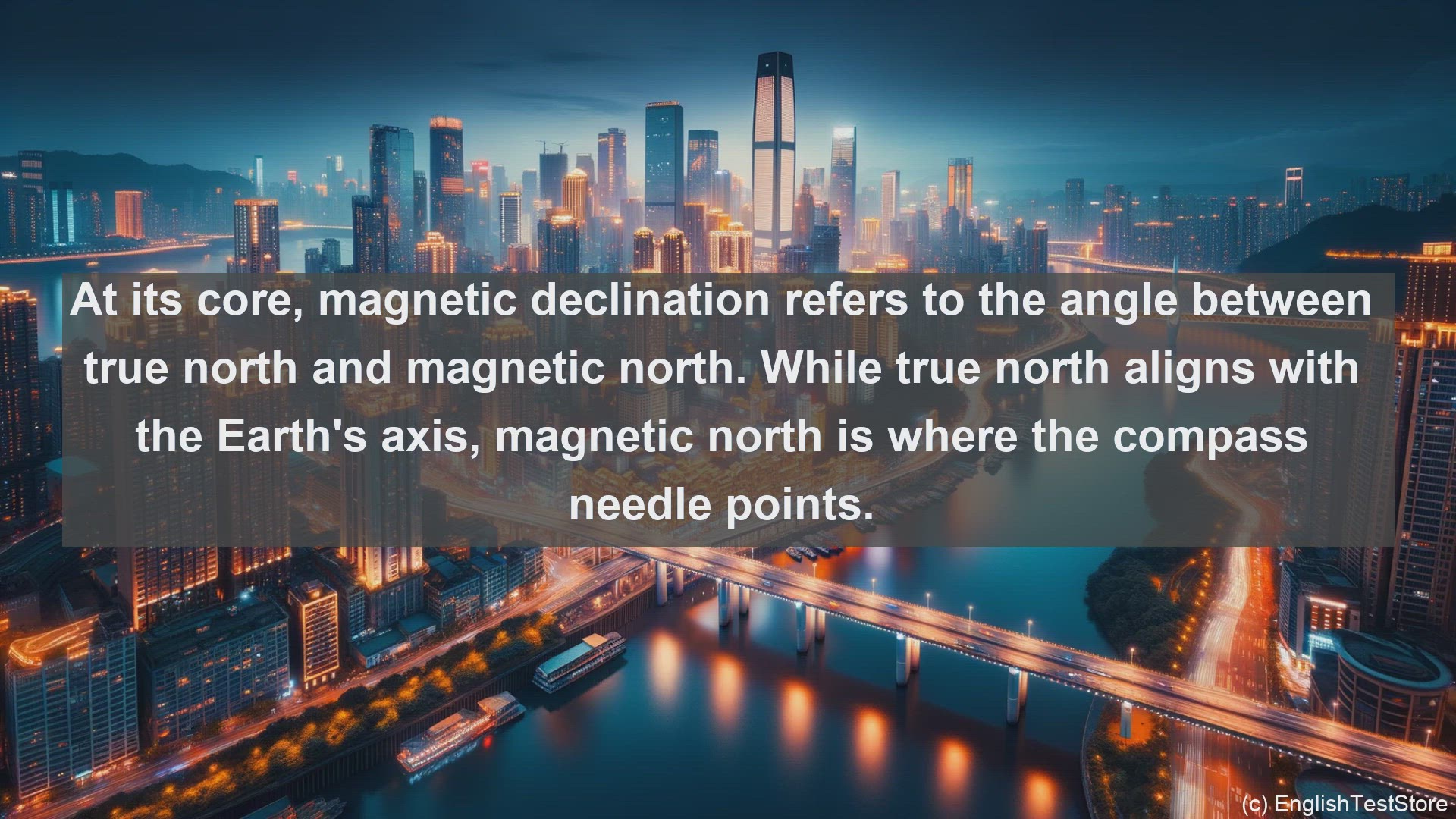 'Video thumbnail for Magnetic declination in science  definition and examples'