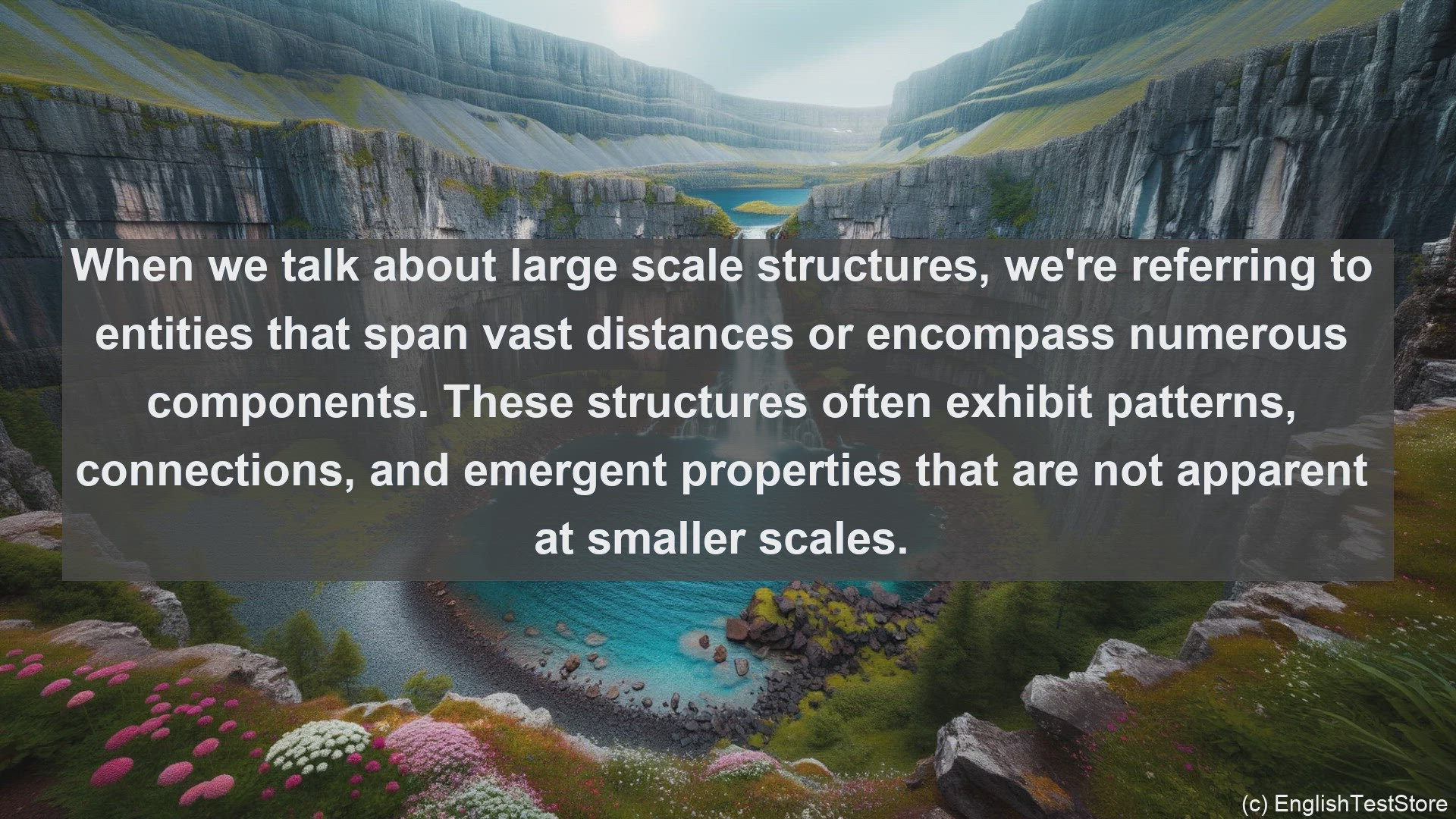'Video thumbnail for Large scale structure in science  definition and examples'