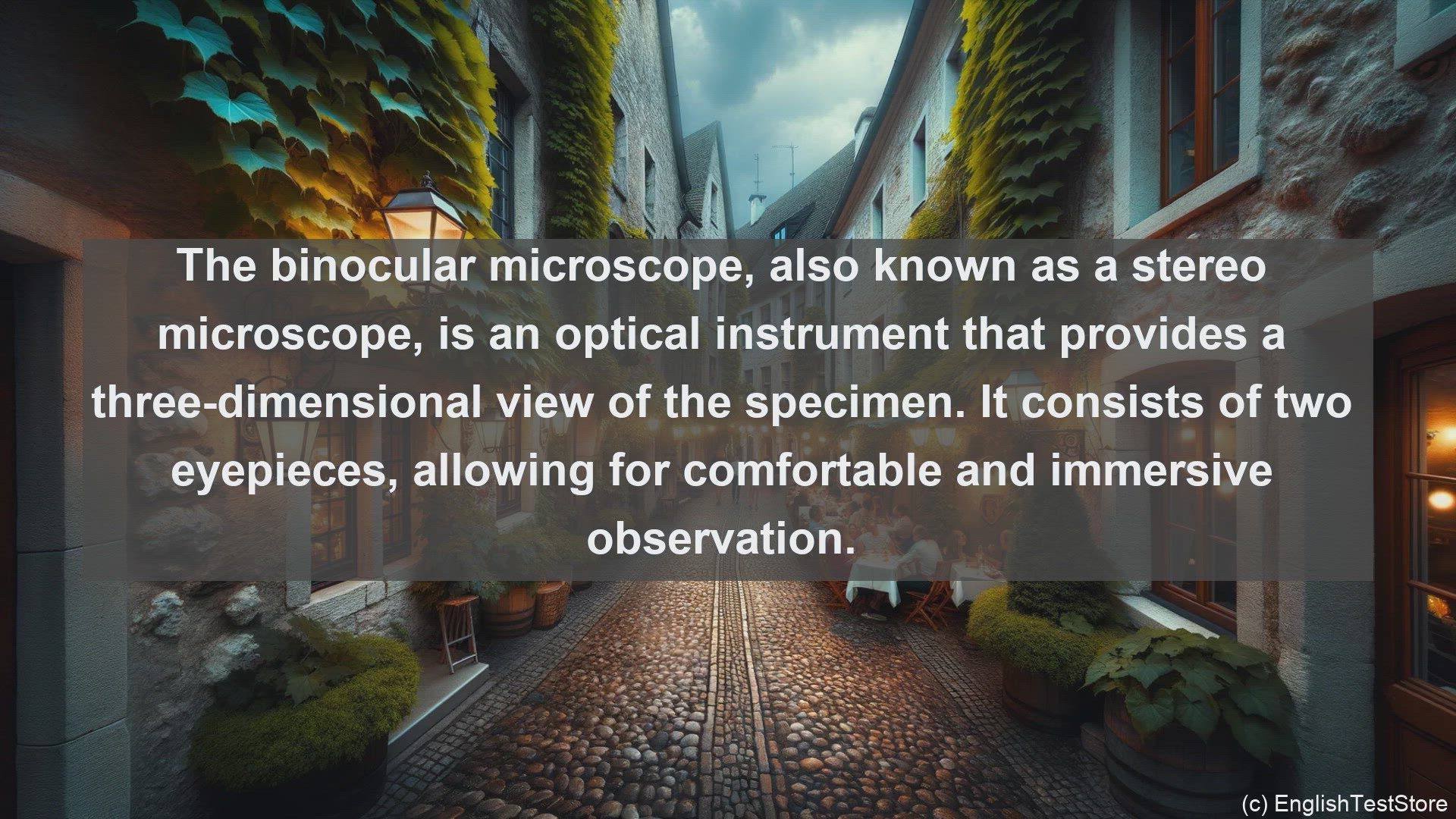 'Video thumbnail for Binocular microscope in science  definition and examples'