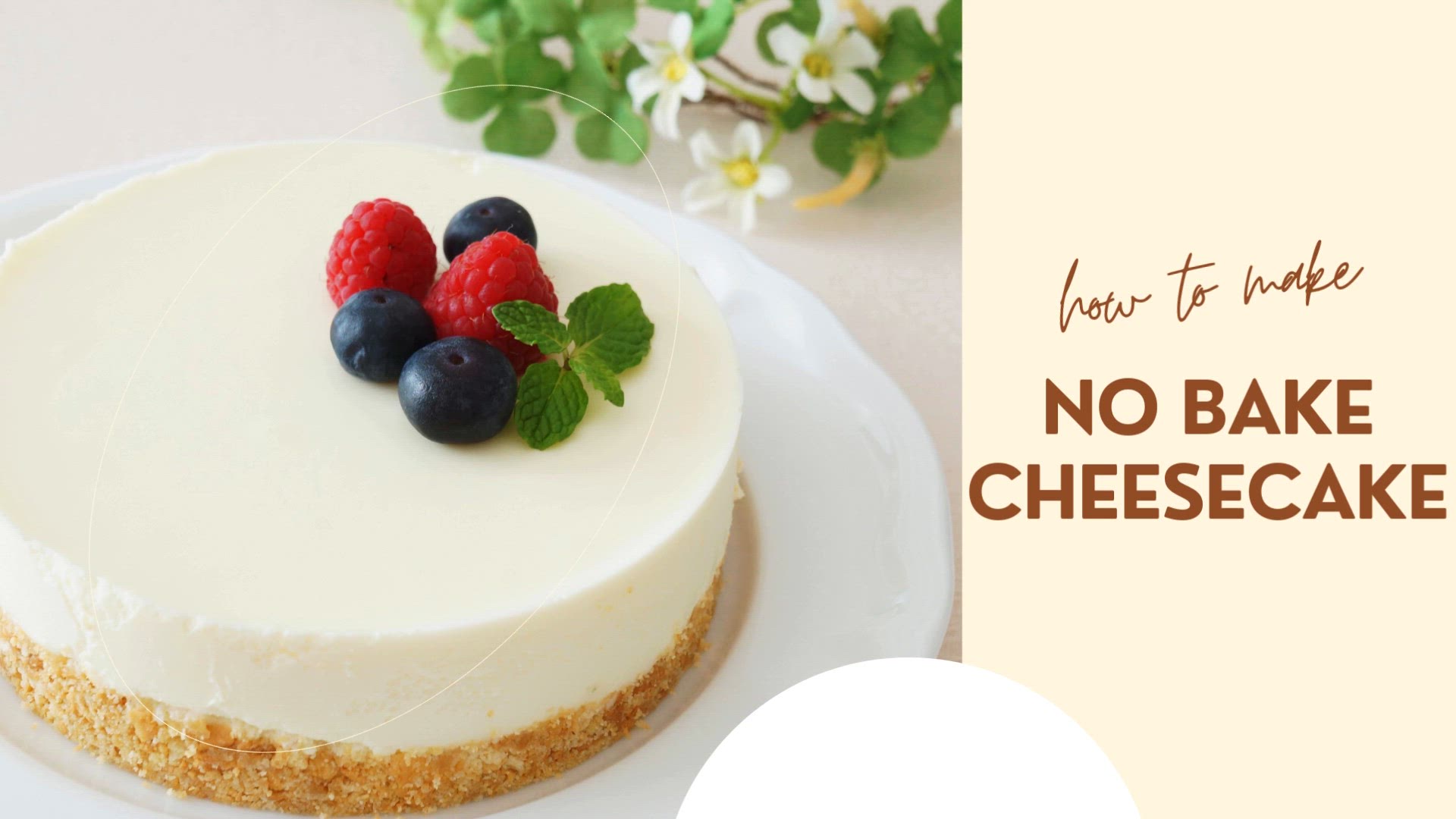 'Video thumbnail for No Bake Cheesecake'