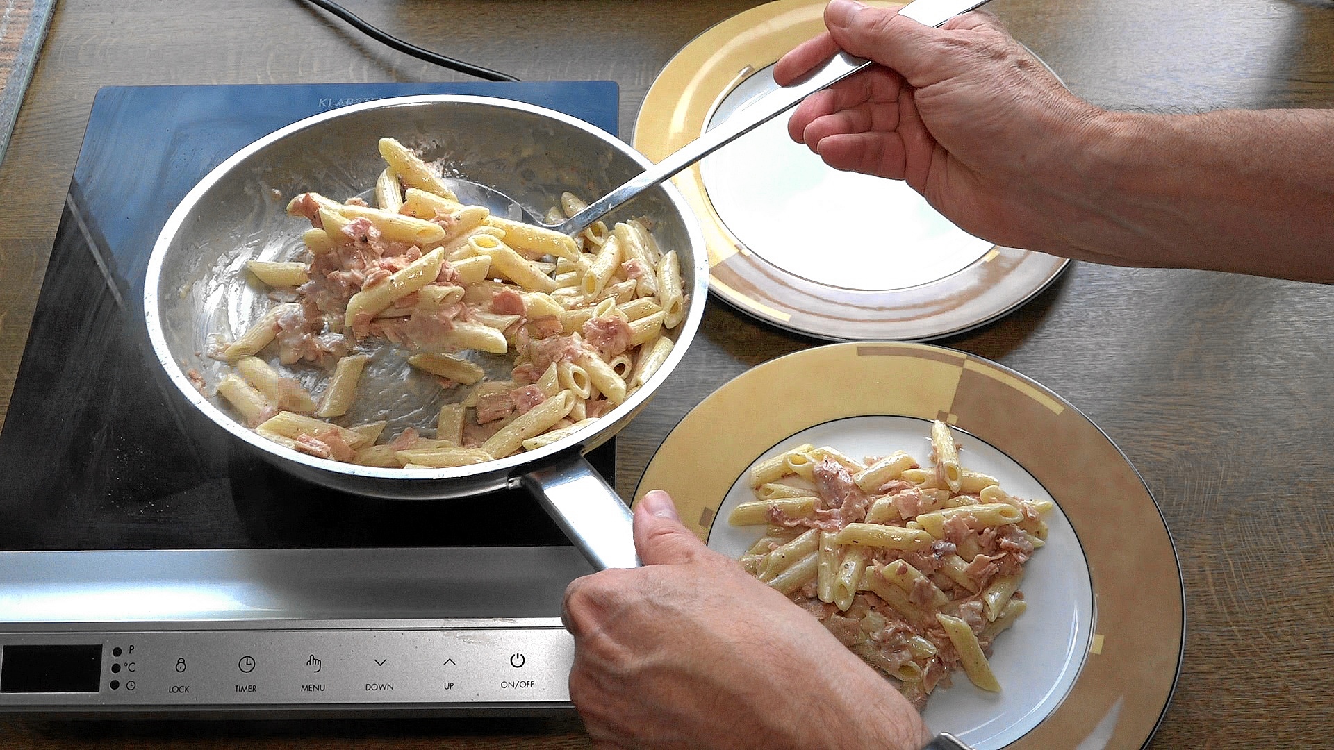 Video thumbnail for Pasta, Prosciutto & Parmigiano Reggiano
