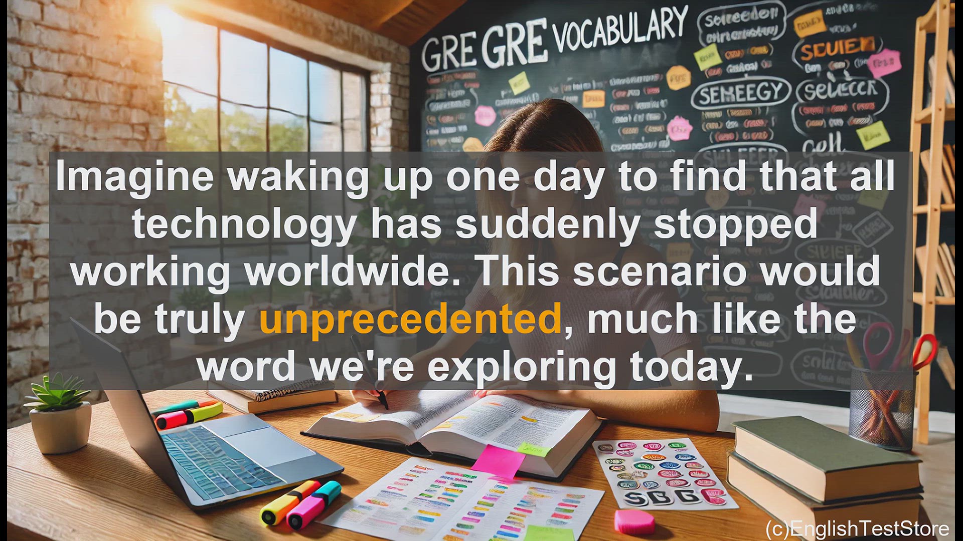 'Video thumbnail for GRE Vocabulary Lesson: Blending In - Understanding the Meaning of Unobtrusive'