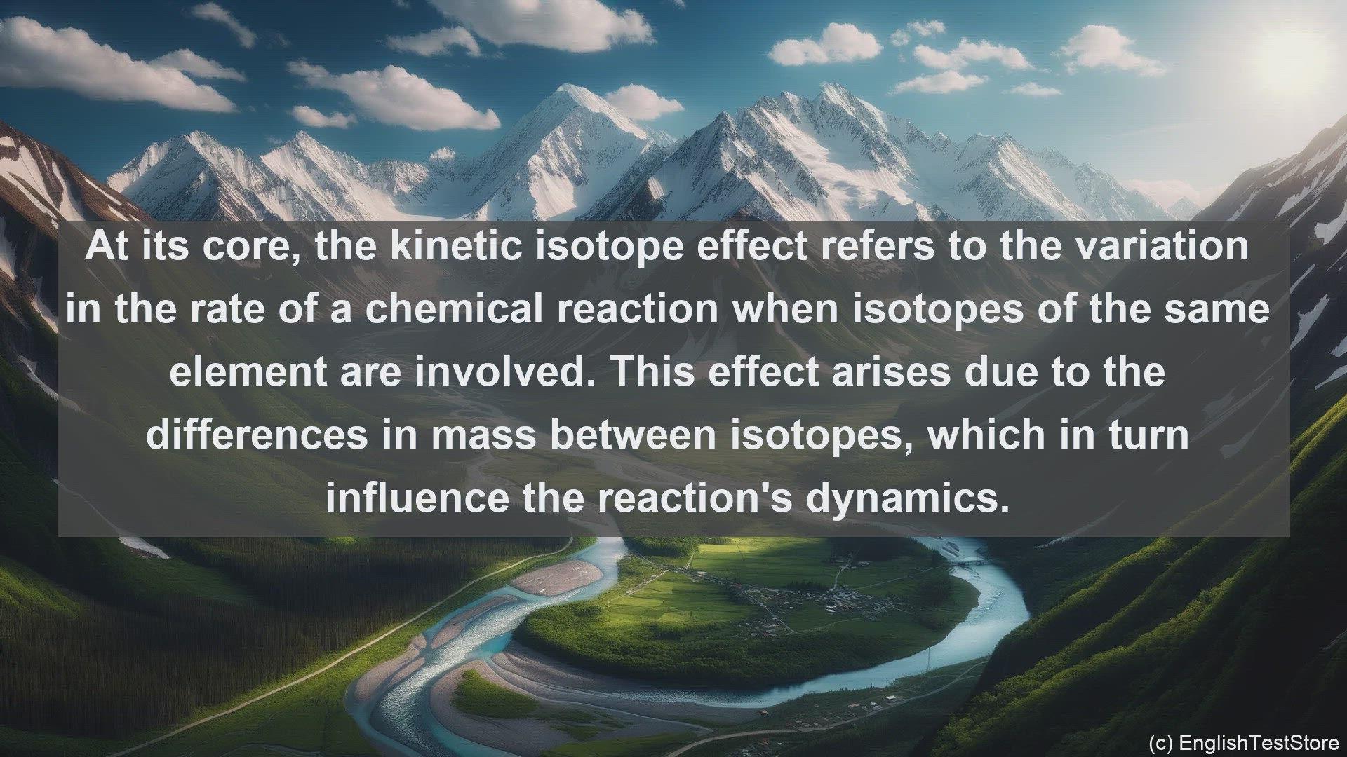 'Video thumbnail for Kinetic isotope effect in science  definition and examples'