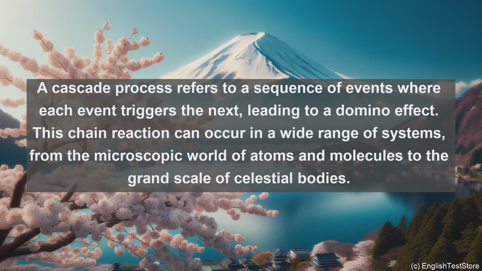 'Video thumbnail for Cascade process in science  definition and examples'