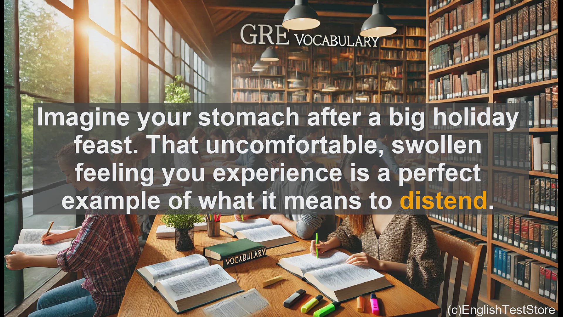 'Video thumbnail for GRE Vocabulary Lesson: Exploring the Meaning and Use of 'Distend''