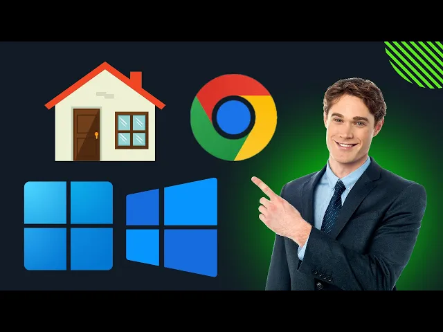 'Video thumbnail for How to Show or Hide Home Button on Google Chrome in Windows 11 or 10 | GearUpWindows Tutorial'